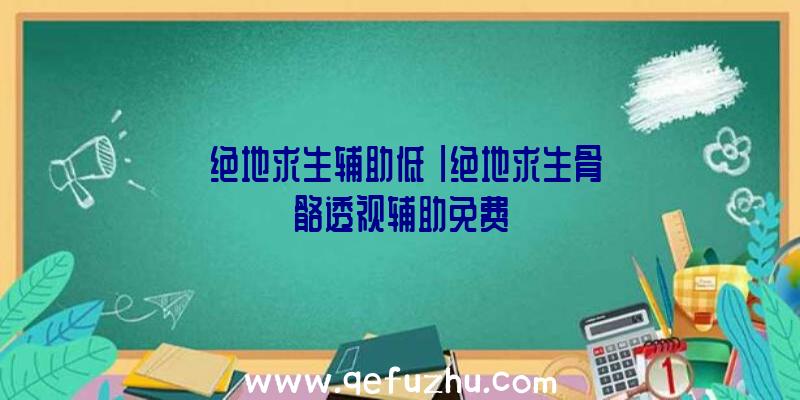 「绝地求生辅助低」|绝地求生骨骼透视辅助免费